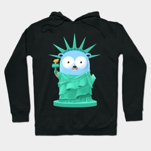 Golang Gopher Go Liberty Hoodie